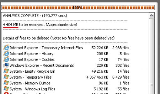 Почистить компьютер от мусора и ненужных файлов